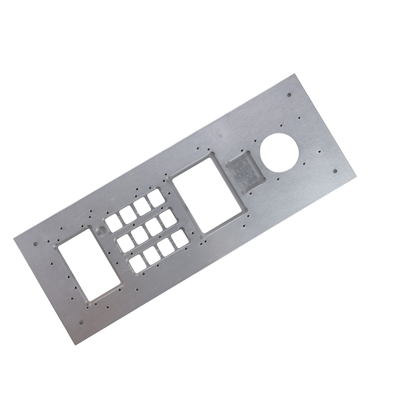 Aluminum Front Panel Custom CNC Machined Part CNC Milling Service